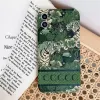 Retro Green Forest Luxury Designer Case Cash