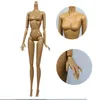 Dolls Light Brown Jointed Doll Body For 11.5" Doll Parts Replacement Body For 16 BJD Dolls Without Head Dolls Accessories DIY Toys 230802