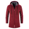 Hommes Vestes Hommes À Capuche Épais Polaire À Manches Longues Manteau Hiver Hommes Chaud Hoodies Manteaux Veste Outwear Trench