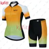 Racing Sets KafiQuick Dry Fietskleding 2023 Dames Sweatshirt Shorts Set Zomer Outdoor Dames Mountainbike