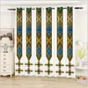 Curtain 2 Pcs Ethiopian Traditional Design Saba And Telet Curtains For Living Room Bedroom Window Drape Decor