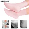 Schuhteile Zubehör Füße Handpflege Socken Kurze feuchtigkeitsspendende Handschuhe Silikongel Fußhautschutz Anti Rissbildung Spa Heimgebrauch 230802