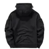 Mens Hoodies Sweatshirts Streetwear Harajuku Y2K Hip Hop High Neck Mask Windproof Pullovers Dark Black Techwear Cargo Tops 230802