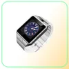 Original DZ09 Smart Watch Bluetooth Wearable Devices Smartwatch för iPhone Android -telefonklocka med kameraklocka Sim TF Slot Smart6886973