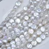 Lösa ädelstenar vita sötvatten pärla edison barock mabe 11-12mm 3A 4A-pärlor för smyckenillverkning