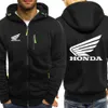 Men's Hoodies Sweatshirts Motorcycle For HONDA Printing Fashion 2023 New Man's Jacket Zipper Solid Cotton Long Sleeve Classic AllMatch Sweatshirts Coat J230803