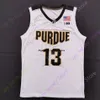 Purdue Boilermakers Camisa de basquete NCAA College Zach Edey Fletcher Loyer Braden Smith Caleb Furst Brandon Newman Gillis Kaufman-Renn Robinson Ivey Morton Y