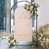 Décoration de fête Matal fer mariage arc fleur cadre Stand anniversaire ballon Support Mariage rond toile de fond accessoires scène