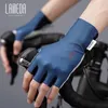 Sports Gloves LAMEDA Soft Bicycle Riding Half Finger Men Women Summer Road Mountain Bike Cycling Short Equipment 230802