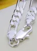 Link Bracelets 925 Wedding Nice Gift Silver Plated 6MM Chain Men Women Jewelry Fashion Beautiful Bracelet