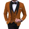 Men's Suits Tailor Made 3 Pieces Men Slim Fit Elegant Classic Formal Groomsmen Bridegroom Wedding Suit Blazer Vest Pants Costume Homme