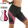 Cykel shorts Xtiger Women 3D Silica Gel POLDED SUCKSUST MTB Mountain Racing Bike Bicycle Underwear Underpants 230802