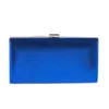 Evening Bags Factory Price Women Leather Candy Color Clutch Wallets Wedding Banquet With Chain 6 Colors