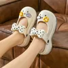 Zomer Vrouwen Slippers Dikke Bodem Home Slides Vrouwen Sandalen Leuke EVA Holle Outdoor Sandalen Vrouwelijke Strand Antislip Platform schoen