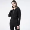 lu Women Hooded Sweater Autumn And Winter New Top For Womens Jacket Sports Running Fitness Loose Coat Cotton Zipper Jackets