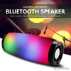Przenośne głośniki LED migający głośnik Bluetooth Przenośny głośnik zewnętrzny z liną 1200 Wodoodporny subwoofer