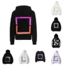 Hoodies à hommes Hip Hip Men Streetwear Letter Offs Hoodie Man S Womens Designers Hoodys High Street Pullover Sweethirt Black White Vêtements