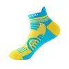 Calzini da uomo Uomo Sport Professionale Cotone Colore brillante Traspirante Deodorante Asciugamano Fondo Caviglia Basket all'aperto Ciclismo