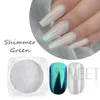 Nail Glitter 7pcsset Shimmer White Pearl Art Wrijven Stof Iriserende Pigment Chroom Poeder Glossy Fairy Manicure Decor LYB0107 230802