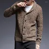 Herrenpullover Männer Strickjacke 2023 Modemarke Sweater Dicke Schlank