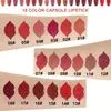 Ensemble de rouges à lèvres Mini capsules longue durée, 18 pièces, avec haute pigmentation et finition mate, livraison gratuite