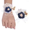 Decorative Flowers Bridesmaid's Wrist Flower Wedding Sister Group Brides Celebration Small Fresh Korean Hand XH070