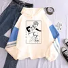 Moletons masculinos BLUE LOCK Engraçado Anime Homens Mulheres Itoshi Sae Retro Cartoon Primavera Outono Moda Oversized Crewneck Patchwork Sweatshirts