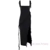 New Style Sexy Dresses For Night Spicy Girl Dress Split Strap Sling Prom Maxi Bodycon Elegant dress For Women
