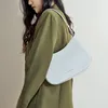Вечерние сумки 2023 Роскошная подлинная кожаная сумка для плеча для женщин сплошной