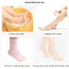 Schuhteile Zubehör Füße Handpflege Socken Kurze feuchtigkeitsspendende Handschuhe Silikongel Fußhautschutz Anti Rissbildung Spa Heimgebrauch 230802