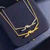 2023 lovely cute long silver thin stainless steel chain twist strip design Women necklace bracelet earrings diamond crystal ring suit with dust bag and box