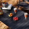 Mobilier de camping Table de camping pliante à manger Petit Mesa Nature Barbecue Camper Side Plegable Outdoor 47