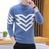 Men's Sweaters Semi-turtleneck Autumn/winter Fashion Heavy Knit Sweater Mink Cashmere Loose Base Cardigan Coat