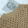 Dames truien vrouwen trui 2023 vroeg herfst mesh ronde nek gebreide pullover
