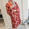 Ethnische Kleidung Traditionelle japanische Kimonos Yukata Kimono Strickjacke Weibliche Pyjamas Kostüm Geisha Kleid Haori Obi FF2211