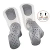 Pièces de chaussures Accessoires Inserts de coussin de talon orthopédique en PVC pour homme Pad Bone Spurs Protecteurs de soulagement de la douleur Semelles de fasciite plantaire 230802