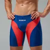 Men's Swimwear Mens Athletic Training Swimsuit Male Tight Surf Shorts Stretchy Swimming Truck Pool Diving Snorkeling