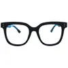 Fashion Square Eyeglasses Frame unisexe 50-20-145 léger mince planche importée pleine jante pour lunettes de soleil de prescription lunettes hommes femmes étui complet