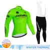 Bisiklet Jersey Set Tour Italy Kış Termal Polar Set Yarış Bisiklet Takımları Mountian Bisiklet Giyim Ropa Ciclismo 230802