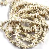 Pärlor Natural Stone Turkoser Starfish Form Loose Pärled Halvinnad för smycken som tillverkar DIY-halsbandsarmbandtillbehör