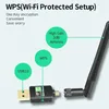 600Mbps Dual Band USB WiFi Adapter with BT5.0 for PC/Desktop/Laptop - Fast Wireless Network External Receiver and Dongle with Improved Connectivity and Range