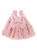 Vestidos de menina fofos e elegantes para crianças 3D Vestido com estampa de borboleta Uma escolha deliciosa para sua princesinha