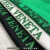 T-shirt moda uomo e donna Designer Bv famoso marchio Bottegavenetatops triangolo verde manica corta tridimensionale gel di silice lettera stampata L1cr