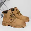 Boots Men's Black Ankle Boots Autumn and Winter Martin Boots Comfortable Outdoor High Top Men's Casual Shoes Classic Design 2023 Z230803