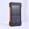 Wireless Chargers For Xiaomi Solar Power Bank 10000mAh External Battery Fast Charging waterproof Powerbank With SOS Flashlight Poverbank x0803