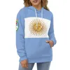 Erkek Hoodies Arjantin Ülke Bayrağı 3D Hoodie Polyester Serin Erkekler Kadınlar Harajuku Sweatshirt Unisex Sıradan Pullover Özel Adı