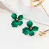 Stud Korean Style Cute Flower Earrings For Women Fashion Sweet Woman Brinco Wholesale Jewelry Colorful 230802