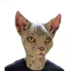 Party Maskers Animal Party Halloween Deluxe Nieuwigheid Masker Themafeest Leuke Kat Latex Masker Dierenkop Maskers L230803