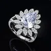 Halsbandörhängen Set 2023 Luxury Cubic Zirconia Women's African Jewelry Wedding Zircon Crystal Bridal