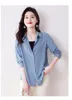 Women's Blouses Fashion Woman 2023 V-neck Autumn Long-sleeved Pretty And Tops Blouse Basic Casual Shirt OL Female Clothing